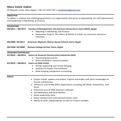 Mora Eshak_CV
