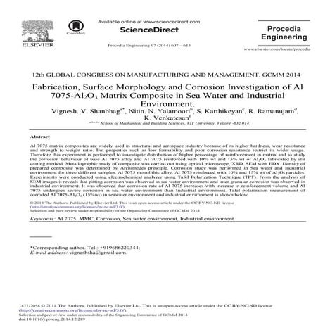Corrosion Investigation of Al2O3 Composites