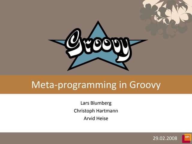 cdac@parag.gajbhiye@groovy metaprogrammning