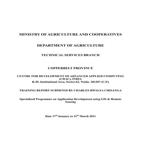 CDAC Training Report Jan_March_2011 | PDF