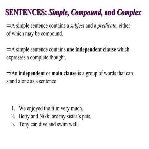 COMPOUND and COMPLEX SENTENCE.pptx grade 6 | PPTX