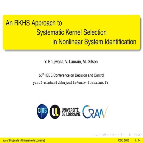 An RKHS Approach to Systematic Kernel Selection in Nonlinear System Identific...