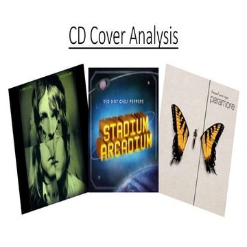 CD cover analysis updated
