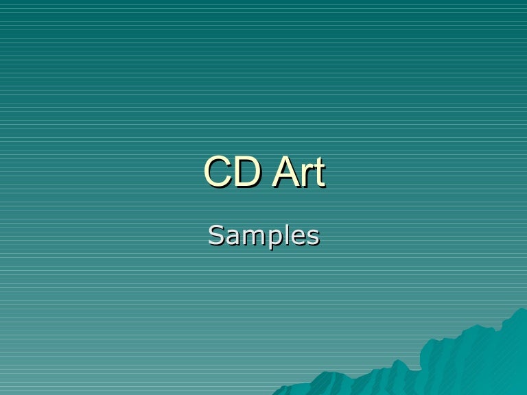 Cd cover art