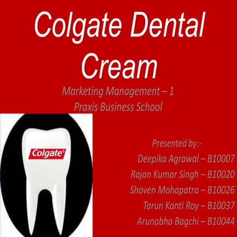 indian & global toothpaste company | PPTX