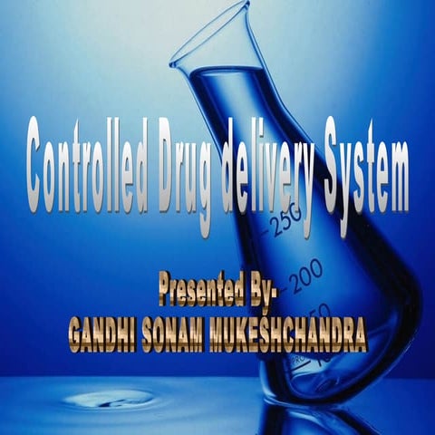 CONTROLLED DRUG DELIVERY SYSTEMS