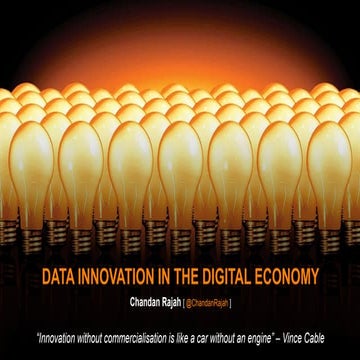 Data Innovation in the Digital Economy