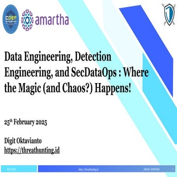 CDEF - Data Engineering, Detection Engineering, and SecDataOps.pptx