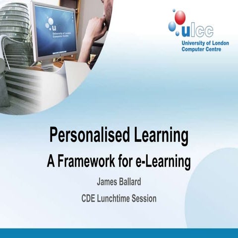 CDE personalised learning