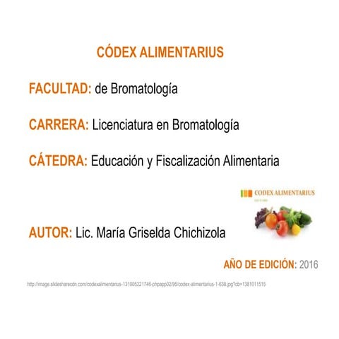 Códex alimentarius