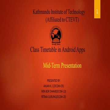 Slite of Mid-term presentation