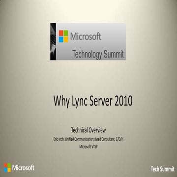 Why Lync 2010