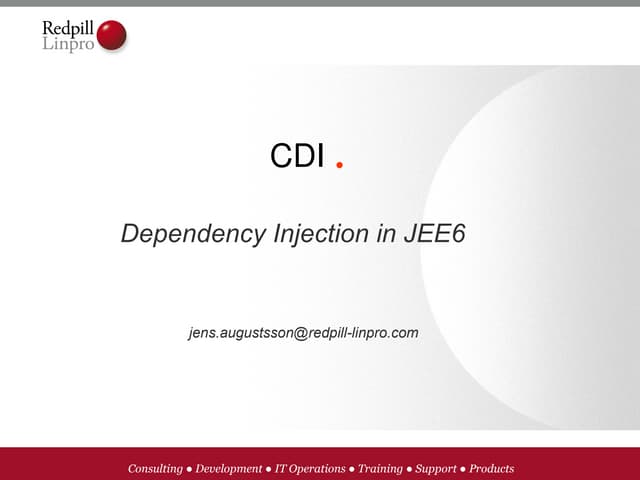 CDI and Weld