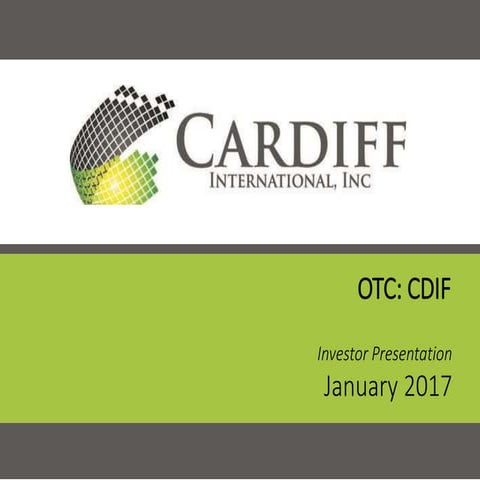 Cdif investor deck jan 2017 final