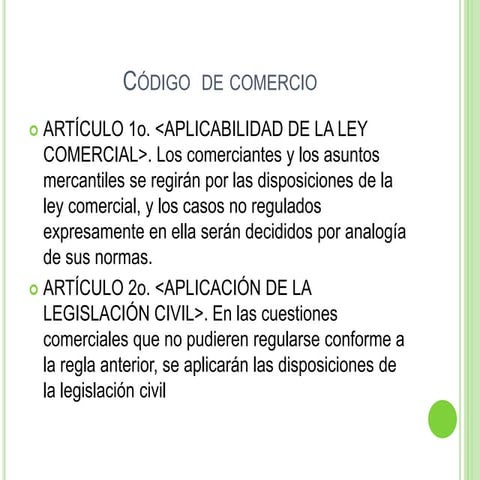Código  de comercio
