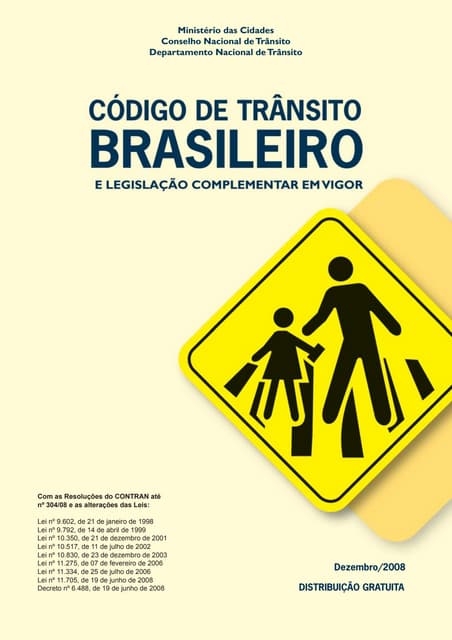 Código de Transito Brasileiro e Legislacao Complementar | PDF