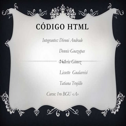 Código HTML