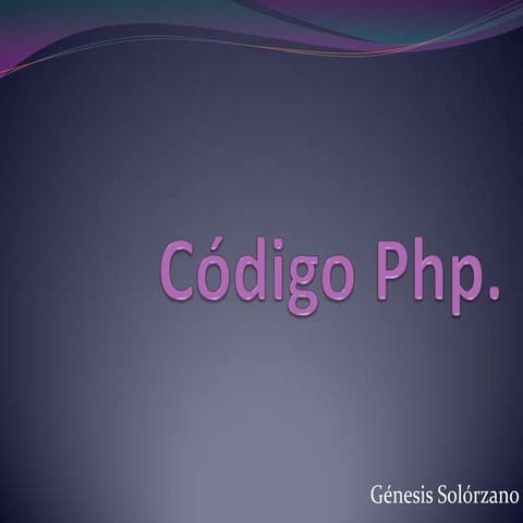 Código php