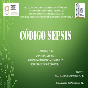 Sepsis 2021 | PPTX