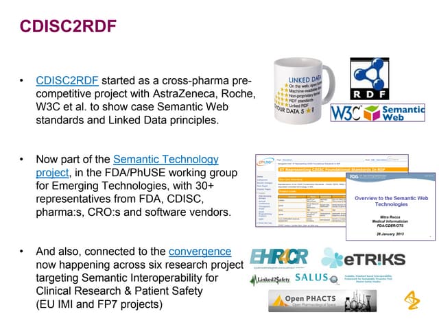 CDISC2RDF overview with examples