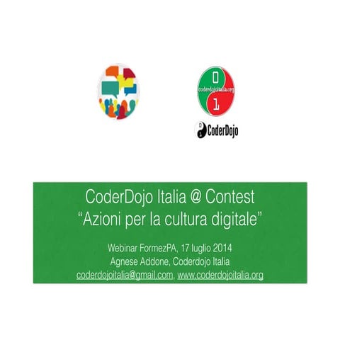 Coderdojo a Didamatica 2014 | PDF