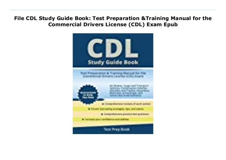 File CDL Study Guide Book: Test Preparation & Training Manual for the…