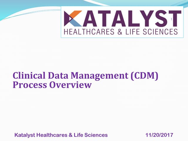 Clinical data management | PPTX