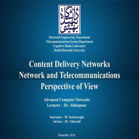 Content Delivery Networks