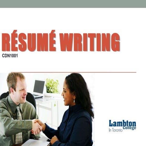 Cdn1001 resume writing