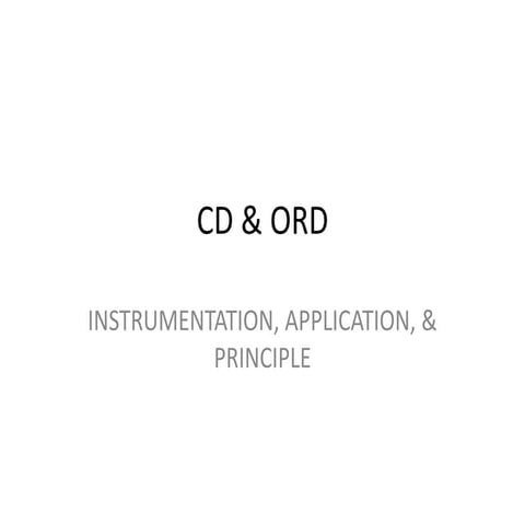 CD & ORD Spectrometer