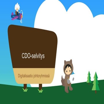 CDO selvitys - Digitalisaatio johtoryhmissä