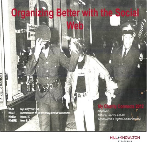 Igniting Your Online Community:  From Slacktivism to Activism / Boyd Neil, H+...