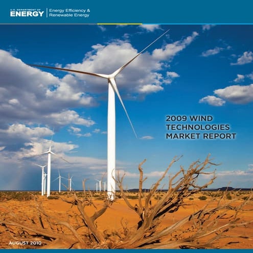 2009 Wind Technologies market report   us departm