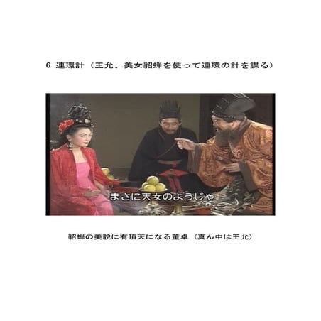 王允、連環の計を掛ける