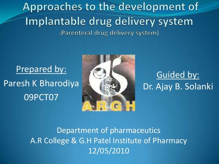 Implantable Drug Delivery System