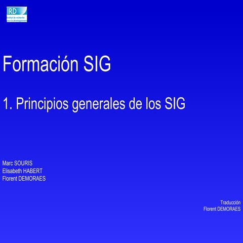 Introduccion al SIG