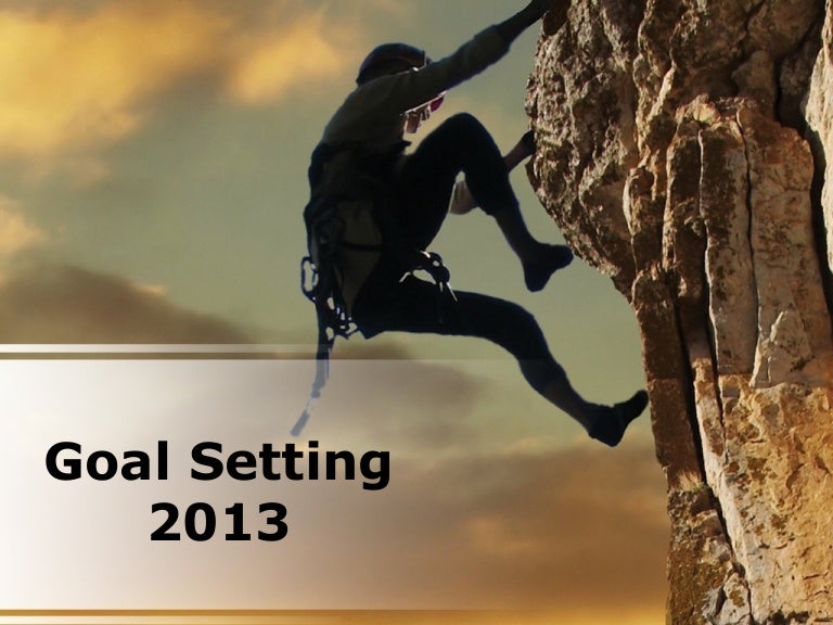 Goal Setting PowerPoint PPT Content Modern Sample