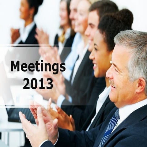 Meetings PowerPoint PPT Content Modern Sample
