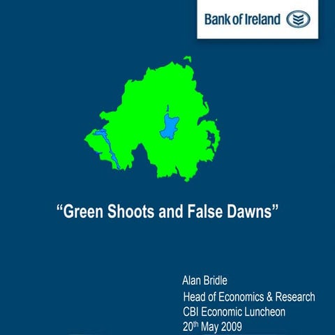 Alan Bridle, Bank of Ireland head of Economics and Research