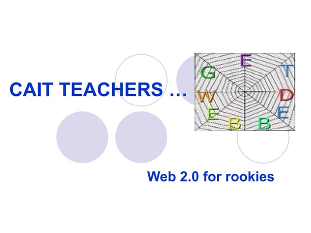 Web 2.0 for teachers