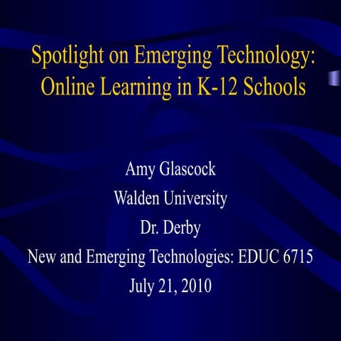 Spotlight on Emerging Technology