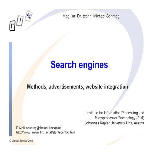 Internet search engine
