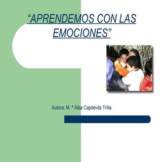 APRENDEMOS CON LAS EMOCIONES
