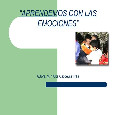 APRENDEMOS CON LAS EMOCIONES