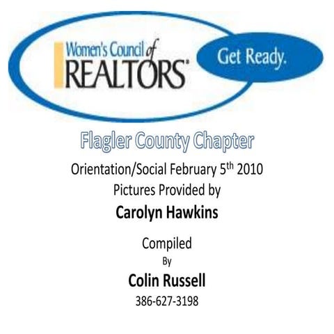 WCR Flagler Orientation Social Feb 5th 2010