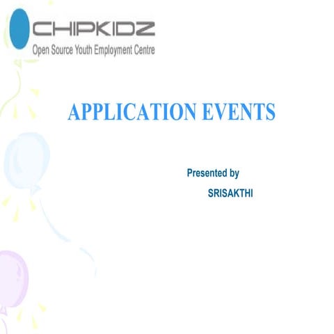 Application Events