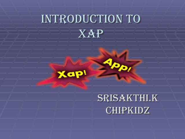 XAP file