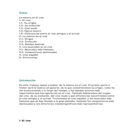 La m{usica en el cine