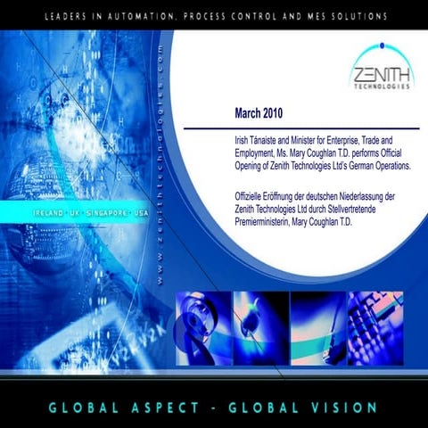 Zenith Technologies opens new European Office | PPT