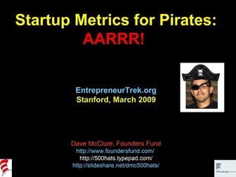Startup Metrics for Pirates (March 2009)